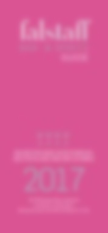 Bar- & Spirits Guide 2017