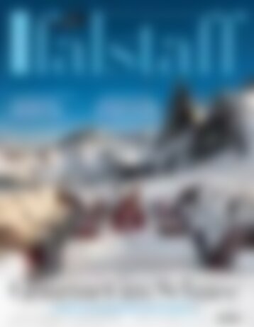 Falstaff Spezial Gourmet im Schnee 2018