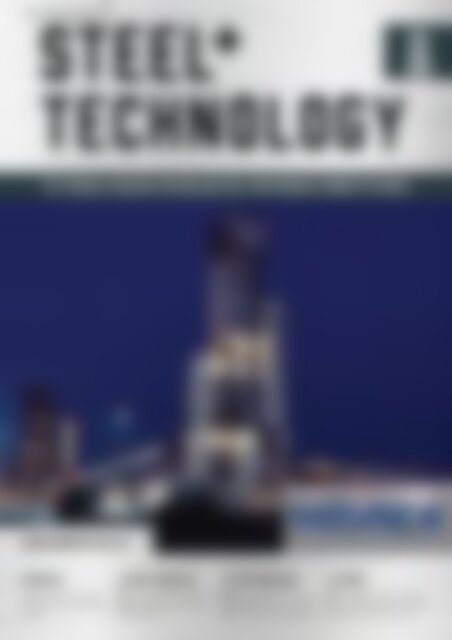 STEEL + TECHNOLOGY 01/2020 EXTRACT