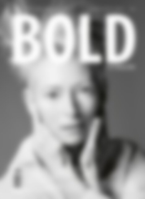 BOLD THE MAGAZINE No.58